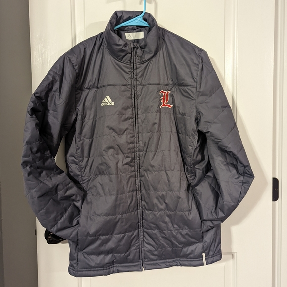 Adidas Jackets \u0026 Coats | Louisville Adidas Climastorm Jacket | Color: Gray | Size: S | Jrhawkin's Closet